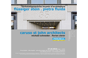 TOP EVENT Werkstattgespräch: Caruso St John Architects (Zürich) 