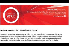 TRANSART Festival für Zeitgenössische Kultur
