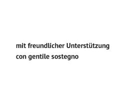 mit freundlicher Unterstützung