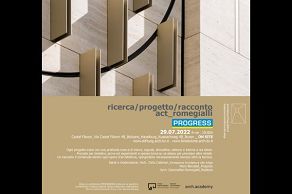 Event in Zusammenarbeit mit PROGRESS onsite: ricerca/progetto/racconto act_romegialli