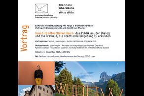 Kunst im öffentlichen Raum: das Publikum, der Dialog  und die Freiheit, die städtische Umgebung zu erkunden