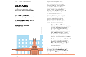 we suggest... Ausstellung ASMARA Afrikas heimliche Hauptstadt der Moderne