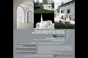 Event mit UNIONBAU: Denkmalgeschützte Bauten: Verantwortung für die Zukunft