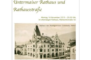 Untermaiser Stadtviertelkomitee: Untermaiser Rathaus und Rathausstaße